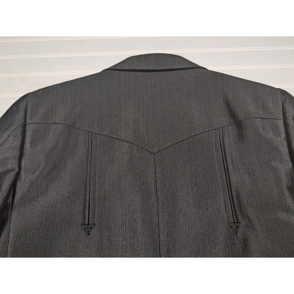 Vintage Mesquite Niver Western Wear Men’s Blazer Sport Coat Size 36R Gray Yoke - Picture 8 of 14